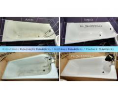 Renovação Banheiras, Pintura de Banheiras - esmaltagem, vitrificação, .